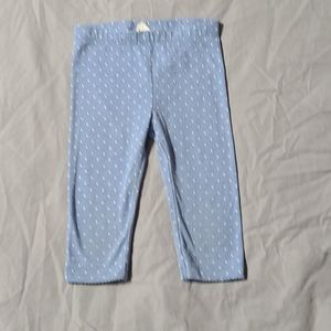 H&M blue pants with polka dots, 3T